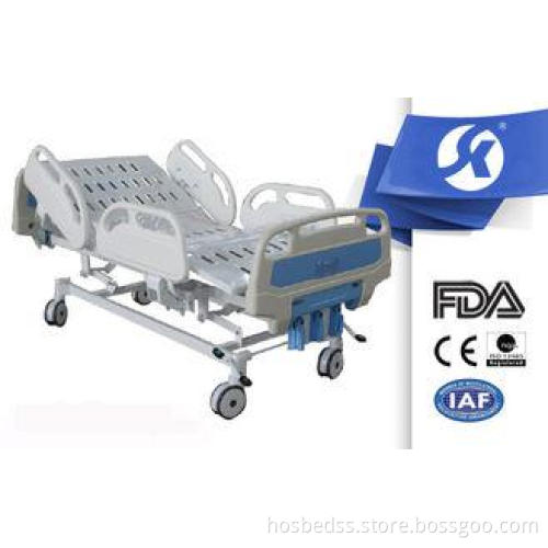 Comfortable Standard Care Manual Hospital Bed With Three C